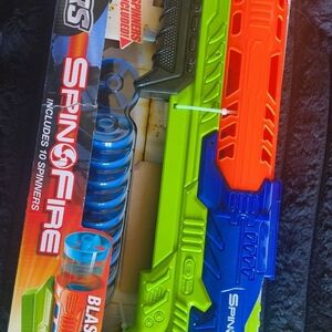 Blaster Toy - Green, Blue, Orange
